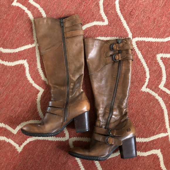 Born brown leather boots, size 7.5 - Picture 3 of 5
